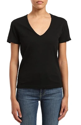 Mavi Jeans V-Neck Cotton Slub T-Shirt at Nordstrom