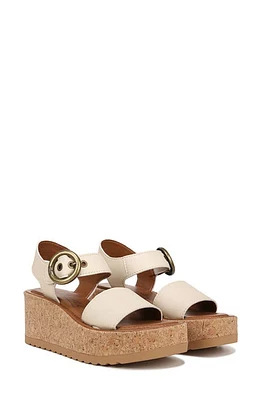 Zodiac Glory Platform Wedge Sandal Bone at Nordstrom,