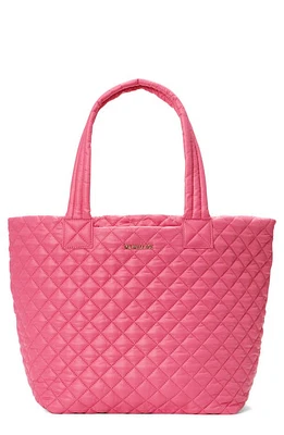 MZ Wallace Medium Metro Deluxe Quilted Nylon Tote in Zinnia at Nordstrom