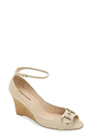 Jeffrey Campbell Company Wedge Sandal Canvas Silver at Nordstrom,