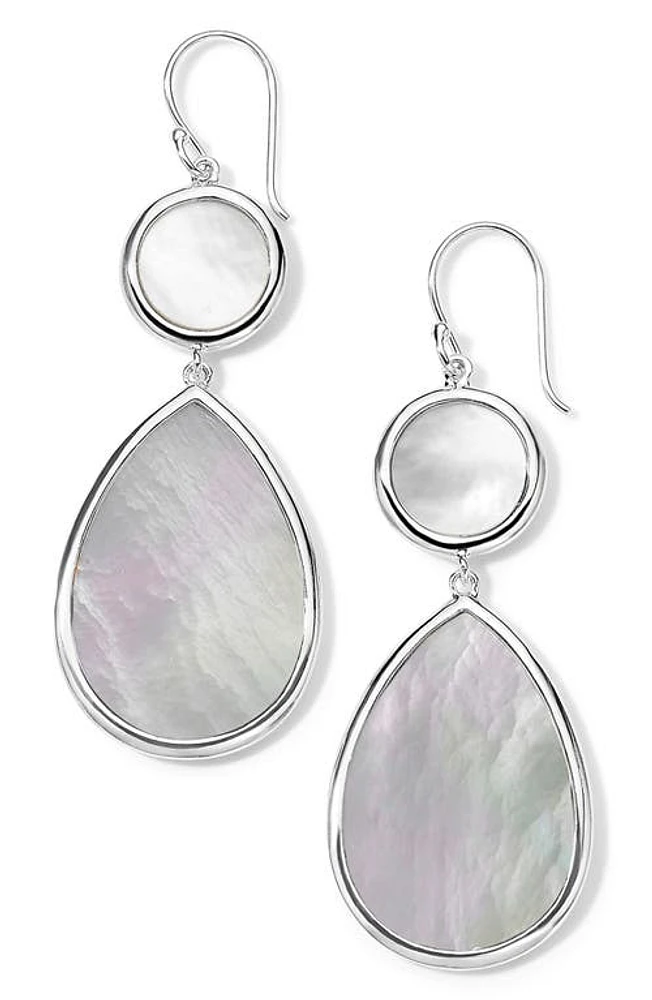 Ippolita Dot and Teardrop Mother-of-Pearl Earrings in Silver at Nordstrom