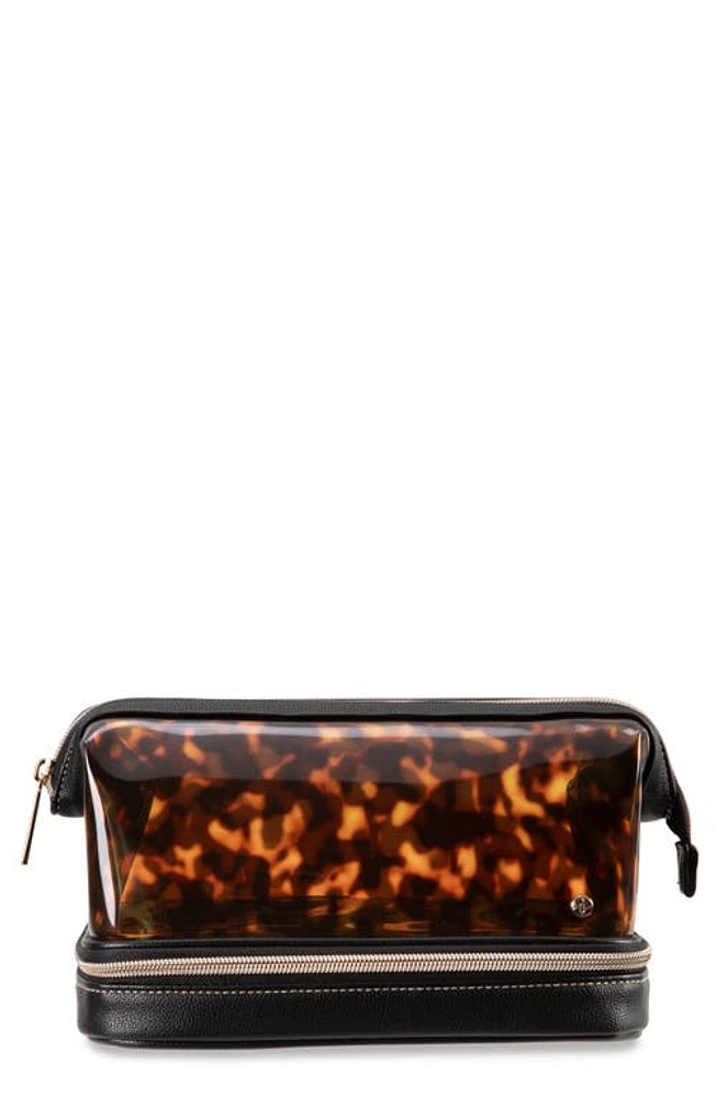 Stephanie Johnson Miami Tortoise Shell Pattern Hanna Travel Organizer in Black/brown at Nordstrom