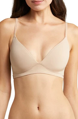 Natori Wireless Contour Bra in Cafe at Nordstrom, Size 32Ddd