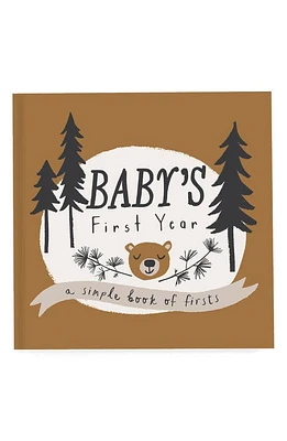 Lucy Darling 'Baby's First Year' Little Camper Memory Book in Multi at Nordstrom