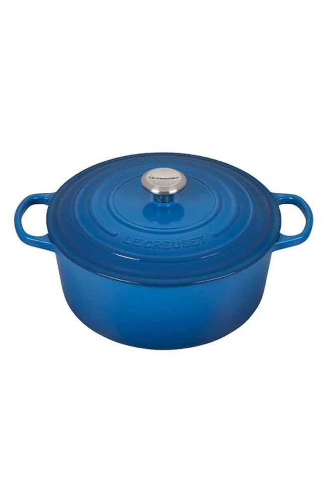 Le Creuset Signature 7 1/4-Quart Round Enamel Cast Iron Dutch Oven in Marseille at Nordstrom