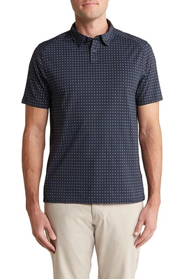 Rhone Geo Print Commuter Polo in True Navy Foulard at Nordstrom, Size X-Large