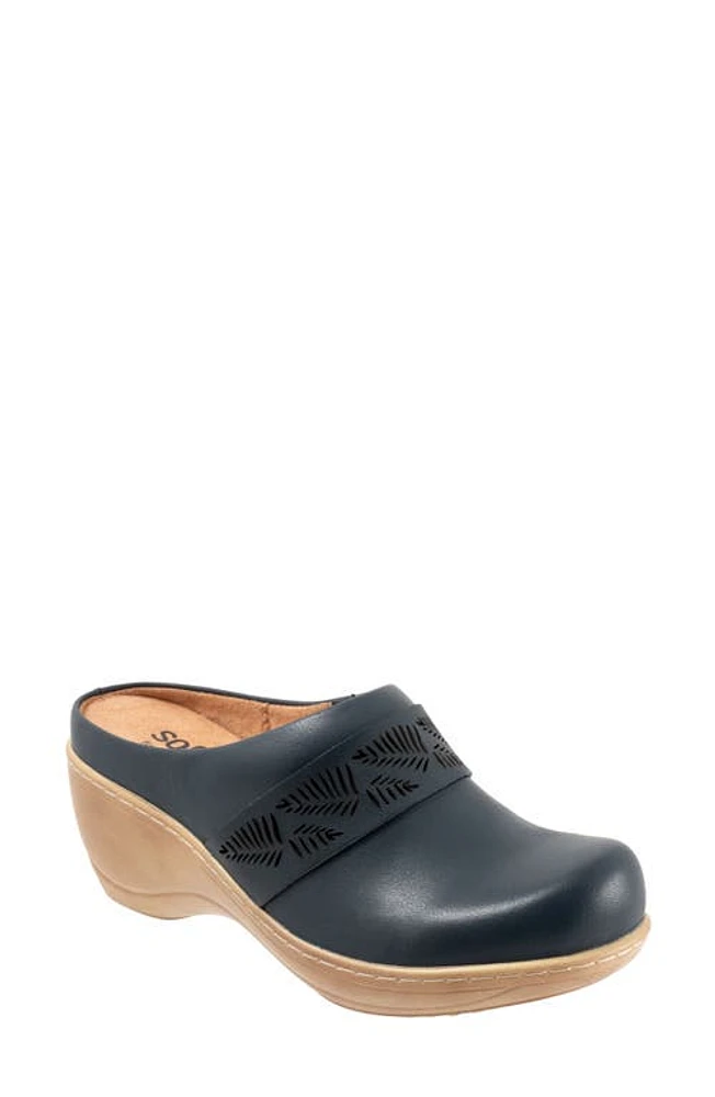 SoftWalk Melita Clog Navy at Nordstrom,