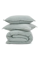 Pom Pom at Home Waverly Duvet Cover & Sham Set in Sea Glass at Nordstrom