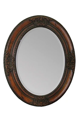 Renwil 'Chelseas' Carved Cherrywood Wall Mirror in Dark Brown at Nordstrom