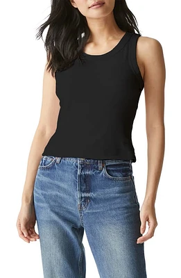 Michael Stars Mina Crop Tank in Black at Nordstrom