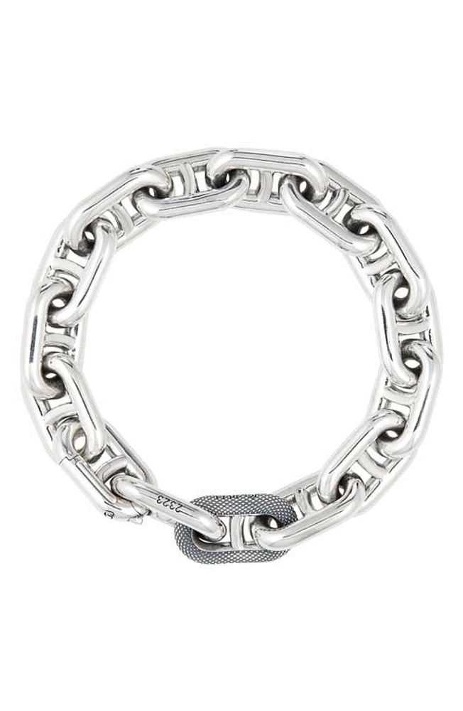 Good Art Hlywd Men's Model 22 A Sterling Silver Bracelet at Nordstrom, Size 17