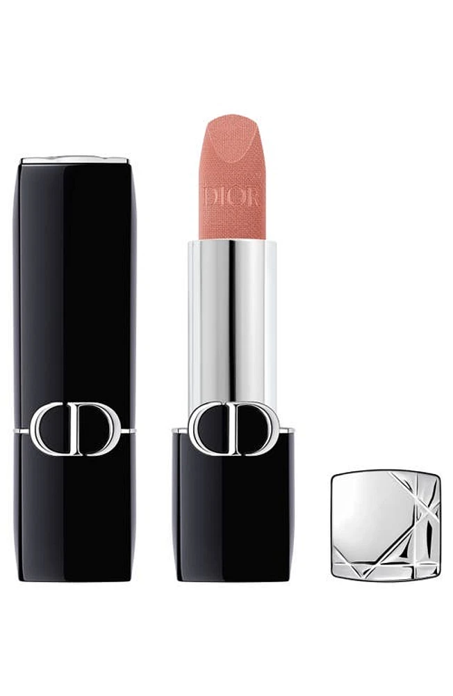 Rouge Dior Refillable Lipstick in 221 Frou-Frou/velvet at Nordstrom