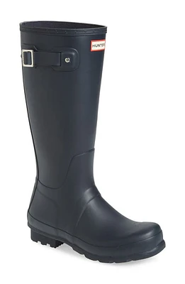 Hunter 'Original Tall' Rain Boot in Navy at Nordstrom, Size 12