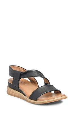 Comfortiva Marcy Wedge Sandal Black at Nordstrom,