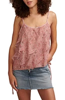 Lucky Brand Asymmetric Ruffle Camisole Multi at Nordstrom,