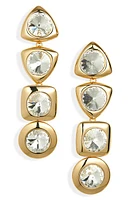 Area Crystal Drop Earrings in Gold at Nordstrom