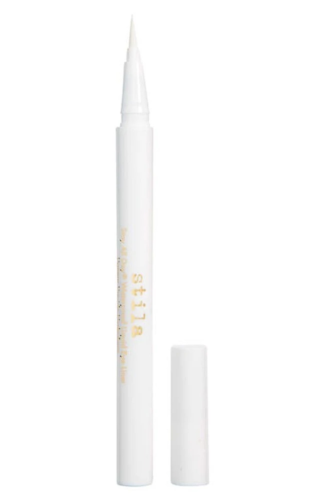 Stila Stay All Day Waterproof Liquid Eyeliner in Snow at Nordstrom