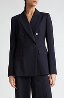 Max Mara Albero Wool Blend Seersucker Jacket Ultramarine at Nordstrom,