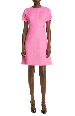 Dolce & Gabbana Raschel Tweed A-Line Dress Bright Pink at Nordstrom, Us