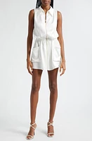 Ramy Brook Waverly Sleeveless Satin Dress Ivory at Nordstrom,