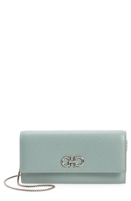 FERRAGAMO Gancini Soft Wallet on Chain in Lucky Charm at Nordstrom