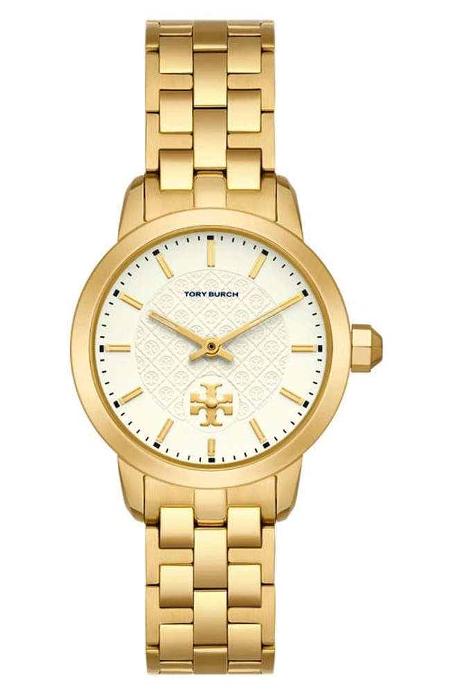 Tory Burch The Tory Watch, 34mm in Gold at Nordstrom