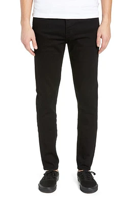 FRAME Jagger True Skinny Fit Jeans Noir at Nordstrom,