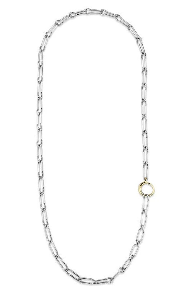 Kloto Nexus Chain Necklace in Silver/Gold at Nordstrom