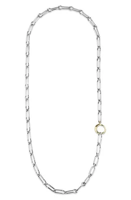 Kloto Nexus Chain Necklace in Silver/Gold at Nordstrom