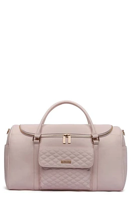 Luli Bebé Monaco Faux Leather Travel Bag in Pastel Pink at Nordstrom