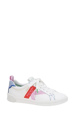 Kate Spade New York signature sneaker True White/N Str Mlti at Nordstrom,