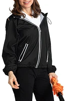 KINONA Pack & Play Lightweight Golf Jacket Black at Nordstrom,