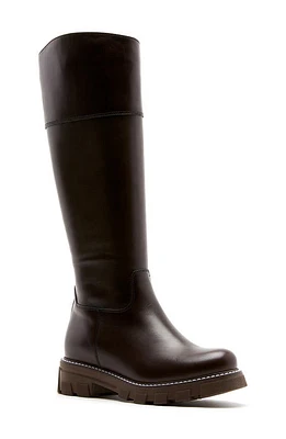 La Canadienne Alabama Waterproof Knee High Platform Boot Brown Leather at Nordstrom,