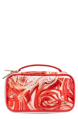 Stephanie Johnson Miami Tangerine Tango Clare Medium Makeup Case at Nordstrom