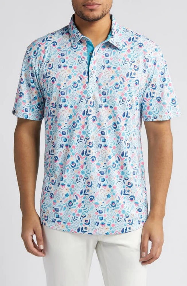 Swannies Clyde Floral Golf Polo at Nordstrom,