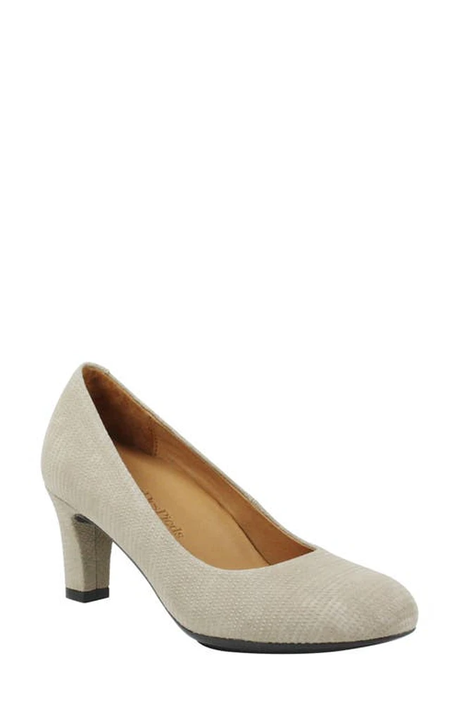 L'Amour des Pieds Jakoby Pump Taupe Raindrop Suede at Nordstrom,