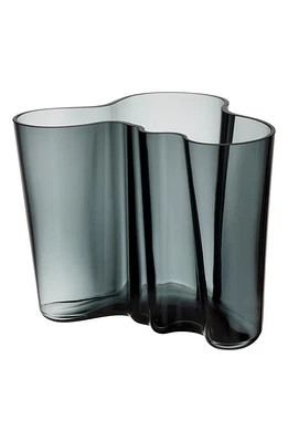 Iittala Alvar Aalto Glass Vase in Dark Grey at Nordstrom