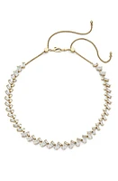 Nadri Gwen Cubic Zirconia Collar Necklace in Gold at Nordstrom