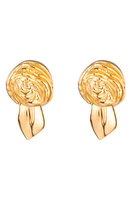 Sterling King Mini Rosette Stud Earrings in Gold at Nordstrom