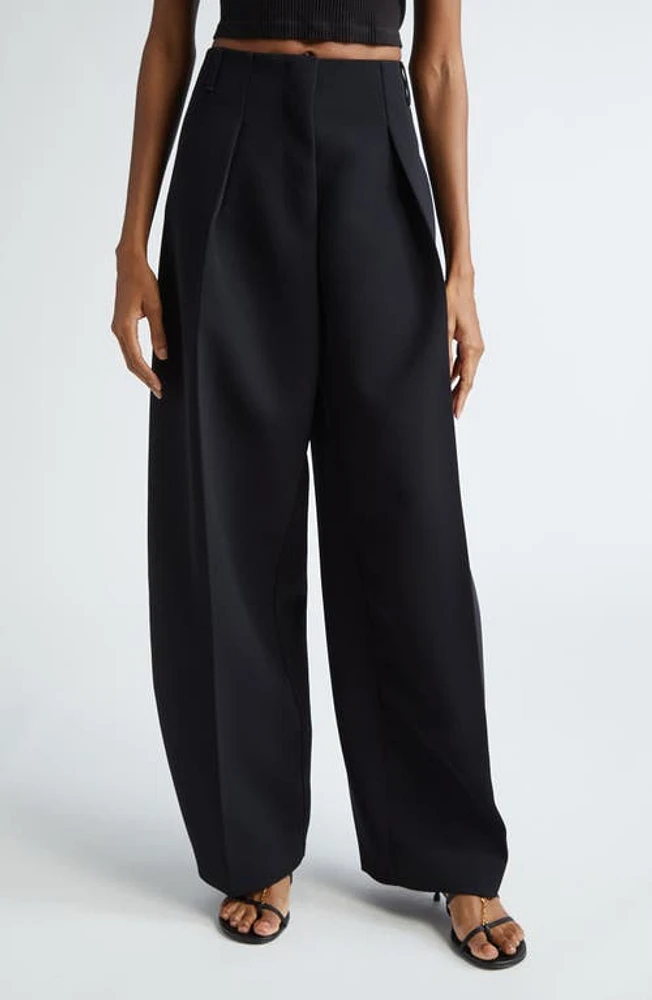 Jacquemus Le Pantalon Ovalo Wide Leg Trousers at Nordstrom, Us