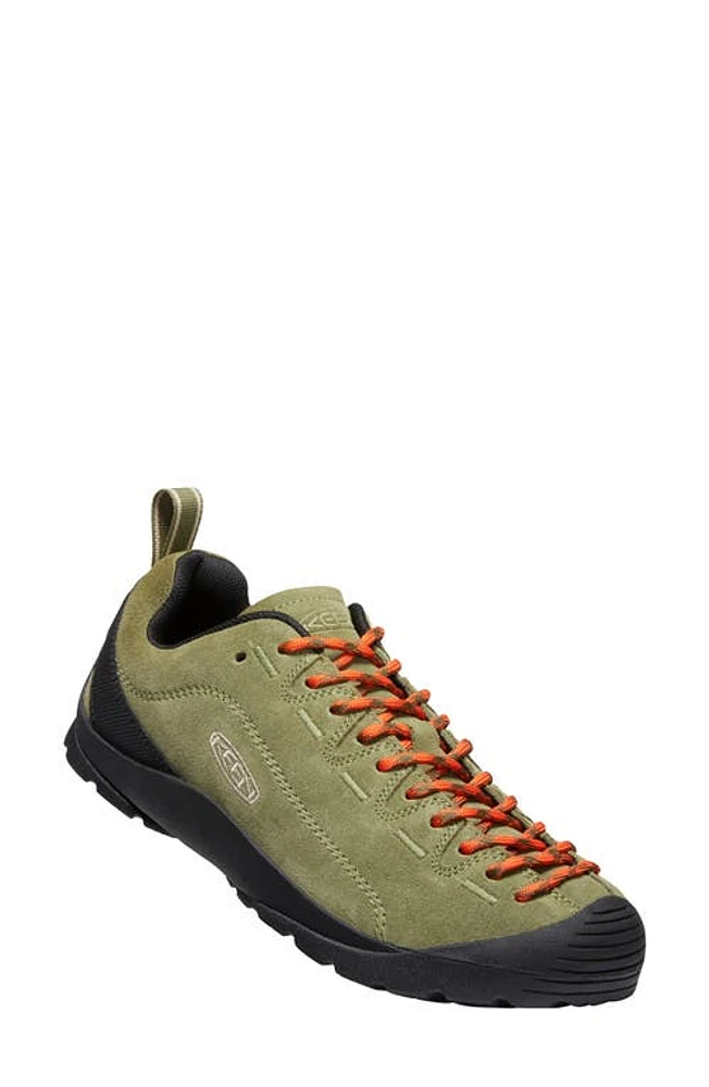 KEEN Jasper Low Top Hiking Sneaker Capulet Olive/Black at Nordstrom,