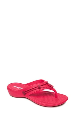 Minnetonka Silverthorne Prism Flip Flop Raspberry at Nordstrom,