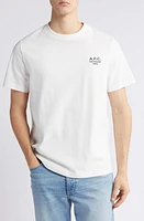 A. P.C. Embroidered Logo Cotton T-Shirt at Nordstrom,