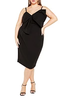 City Chic Bella Bow Sheath Dress at