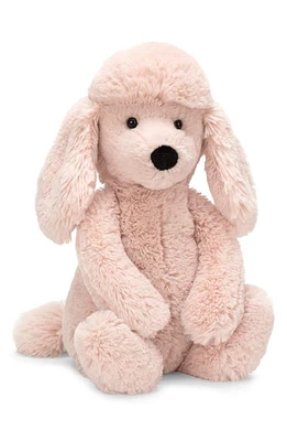 Jellycat Medium Bashful Poodle Stuffed Animal in Pink at Nordstrom