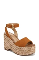 Sam Edelman April Platform Wedge Espadrille Sandal Rustic Brown at Nordstrom,