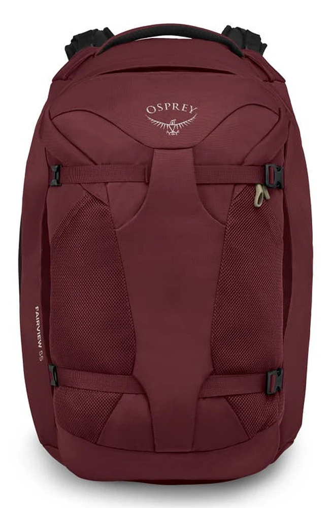 Osprey Fairview 55-Liter Travel Backpack in Zircon Red at Nordstrom