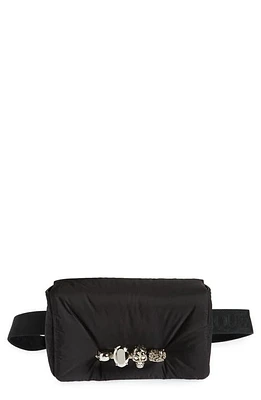 Alexander McQueen The Puffy Knuckle Nylon Belt Bag in Black at Nordstrom