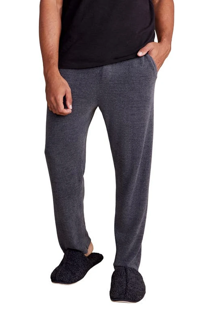 barefoot dreams Fleece Lounge Pants Carbon at Nordstrom,