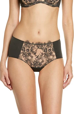 Skarlett Blue Entice Lace Trim Briefs /Nylon at Nordstrom,